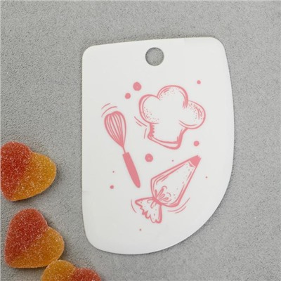 Шпатели кондитерские, набор «Сладости» 11.5×8 см, 11.2×6.5 см, 10×7 см, 3 шт.