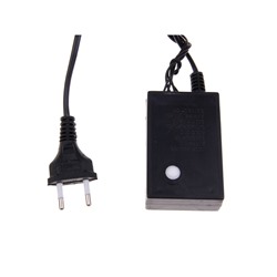 Гирлянда «Водопад» 2×1.5 м, IP44, тёмная нить, 400 LED, свечение бело-синее, 8 режимов, 220 В