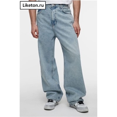 Джинсы багги мужские