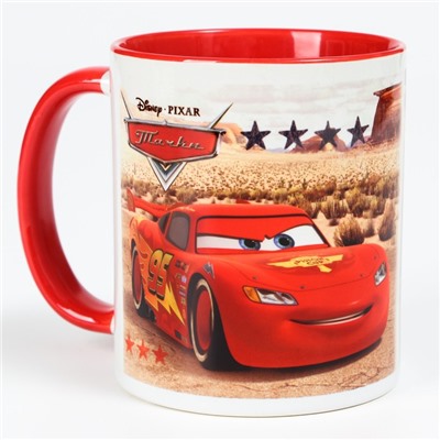 Кружка керамическая «Чемпион», 320 мл, Тачки МИКС