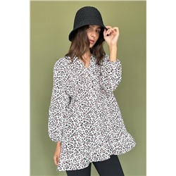 Блузка  NATURE099/01/Белый, розовый