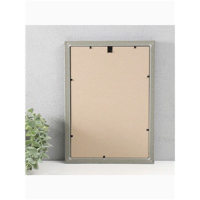 Фоторамка для фото 21×30 см Keep memories «Винтаж», пластик, морозное серебро, (пластиковый экран)