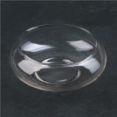 Конфетница Magistro «НЛО», 650 мл, 15.5×7 см, стекло, прозрачная