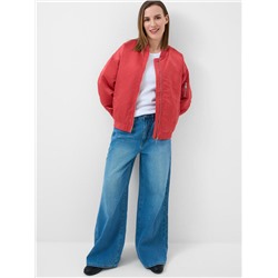 Брюки текстильные джинсовые для женщин