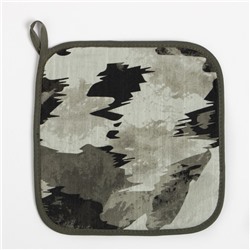 Набор Кухонный «Real hero», варежка-прихватка 20×28 см, прихватка 19×19 см, 100% хлопок