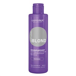 Concept Кондиционер для нейтрализации желтизны с пептидным комплексом / Next Level Blond, платина, 300 мл 25175