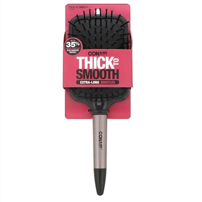 Conair, Плоская щетка Thick to Smooth с удлиненными зубьями, 1 шт.