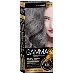 Gamma Perfect Color Стойкая Крем-Краска для волос тон 8.19 Пепельный с окислителем кремом 9% 50 мл