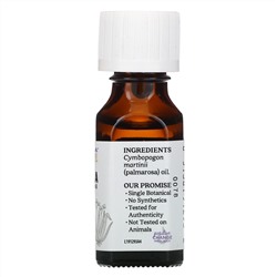 Aura Cacia, Чистое эфирное масло, пальмароза, 15 мл (0,5 жидк. унции)
