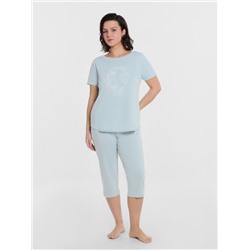 КОМПЛЕКТ ЖЕНСКИЙ (ДЖЕМПЕР, КАПРИ) 592300