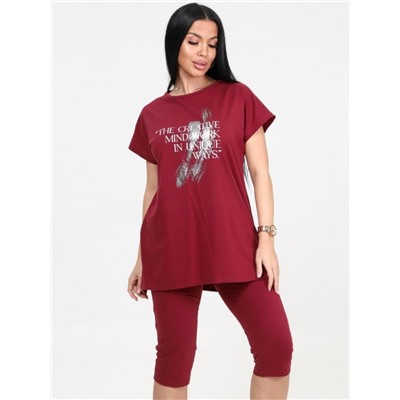 Костюм "Эпюр" (Бордовый)