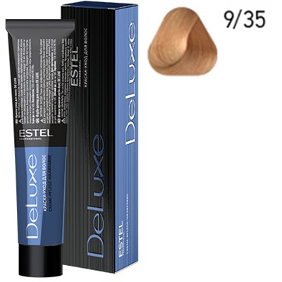 ЭстельDeLuxe Крем-краска для волос 9/35 Блондин золотисто-красный 60 мл