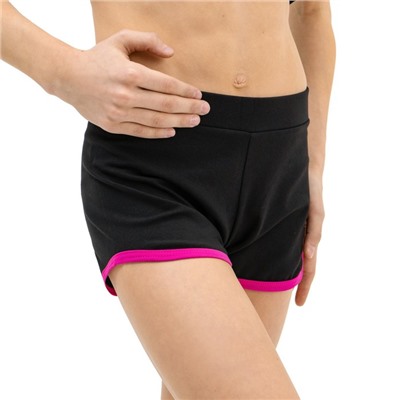 Шорты для гимнастики и танцев Grace Dance, р. 28, цвет чёрный