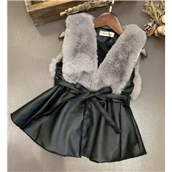 удлинённая жилетка-кардиган