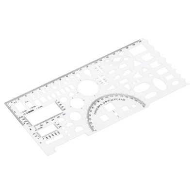 Линейка офицерская  20 см ТТ03 гибкая, печатная шкала Стамм