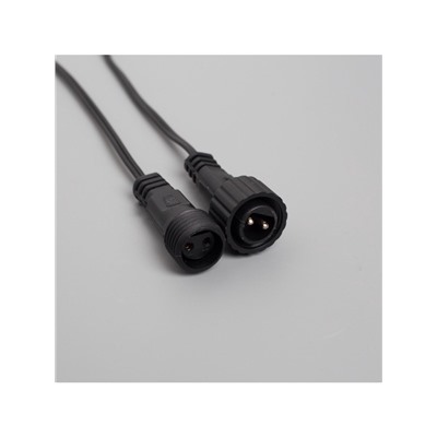 Гирлянда «Клип-лайт» 5 нитей по 20 м, IP44, УМС, тёмная нить, 665 LED, свечение мульти, 24 В