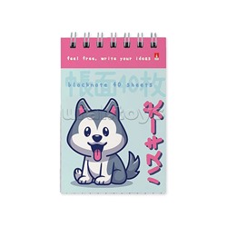 Блокнот А7 40 л. "Kawaii animals" 4 вида