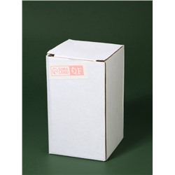 Органайзер для хранения ватных палочек «BAMBOO», с крышкой, d=6.5×10 см, прозрачный, коричневый