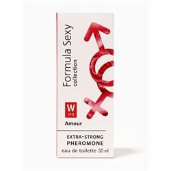 Туалетная вода женская с феромонами Formula Sexy collection Amour W113, 30 мл