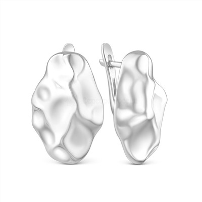 Серьги из серебра родированные 925 пробы С50120р