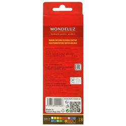 Карандаши цветные акварельные набор 18 цветов, Koh-I-Noor Mondeluz 3717