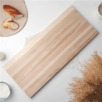 Доска разделочная деревянная Доляна, 70×30×2 см, берёза