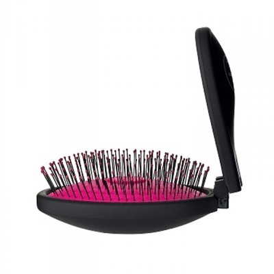 Wet Brush Расчёска массажная складная BWP824PINK Pop Fold Pink, черно-розовый 19067