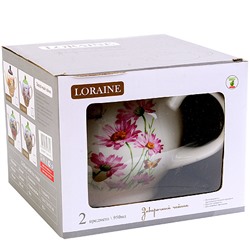 26241 Завар/чайник 950мл с/кр "Цветы" LR (х16)