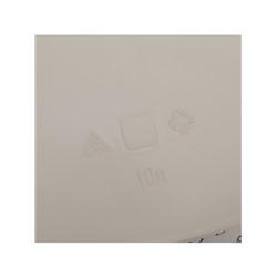 Таз хозяйственный «Русская банька», круглый, пластик, 10 л, бежевый