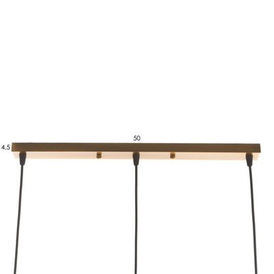 Светильник BayerLux «Чилли» 3хЕ27 40 Вт золото 18×50×19-119 см