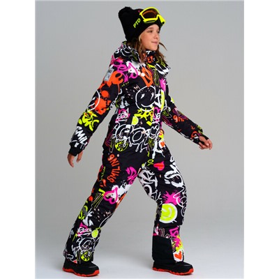 Комбинезон текстильный с полиуретановым покрытием для девочек