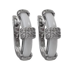 Серьги с керамикой