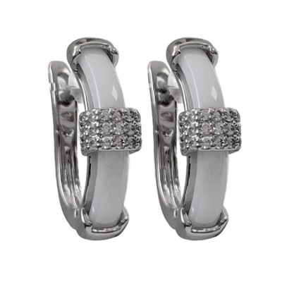 Серьги с керамикой