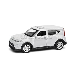 Машина металл KIA Soul 12 см, (двери, багаж., серебряный) инерц., в коробке