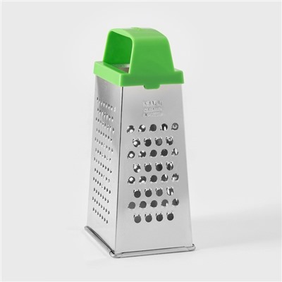 Тёрка КВАРЦ «Универсал», 4 грани, 11×8.5×22 см, металл, МИКС