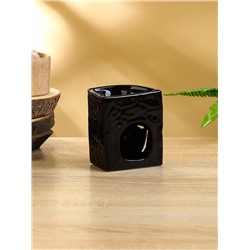 Аромалампа «Маска», керамика, чёрная