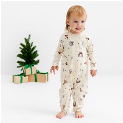 Комбинезон детский с повязкой «Крошка Я. Новогодние игрушки», рост 86-92 см