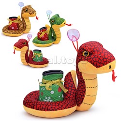 Мягкая игрушка "Змея с копилкой", русская песенка