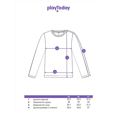 PLAYTODAY Фуфайка