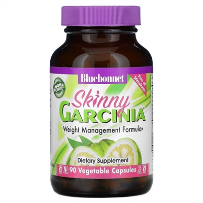 Bluebonnet Nutrition, Skinny Garcinia Weight Management Formula, 90 Vegetable Capsules