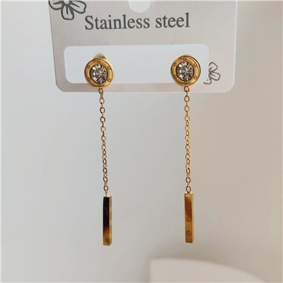 Серьги из стали