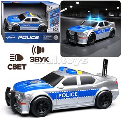 Машина "Полицейский патруль" 1:32 (свет, звук) в коробке