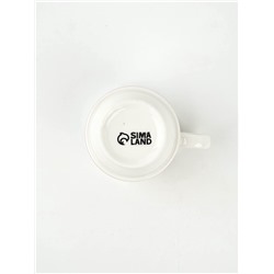 Кружки керамические на металлической подставке «Горошек», набор 4 шт., 150 мл