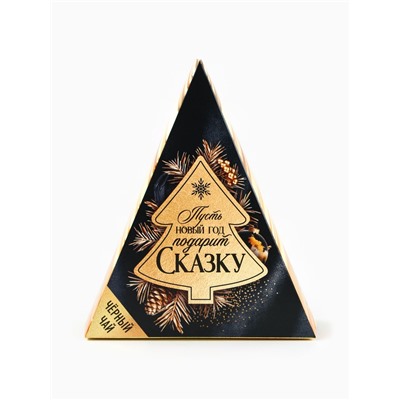 Чай чёрный «Новый год подарит сказку», в коробке-ёлке, 100 г