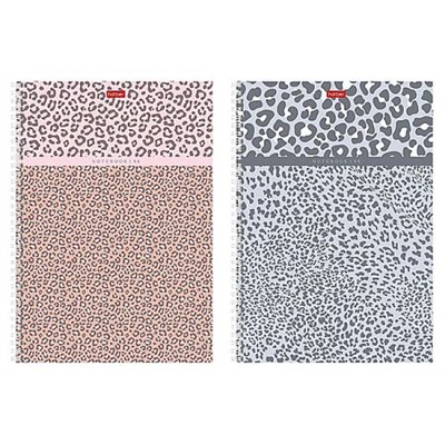 Тетрадь А4  96л клетка на спирали "LEO-принт" перфорация на отрыв 96Т4тВ1гр (092757) Хатбер