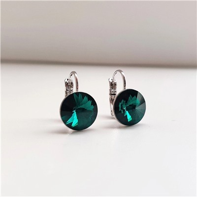 Серьги кристаллами Swarovski
