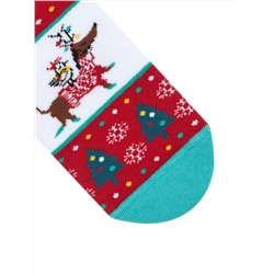 Omsa Носки OMSA kids   Calzino 21N63 плюш (Кот, Заяц, Собака)