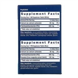 Life Extension, ComfortMAX, поддержка нервов двойного действия, для приема утром и вечером, 30 вегетарианских таблеток каждая