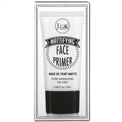 J.Cat Beauty, Mattifying Face Primer, 0.68 fl oz (20 ml)