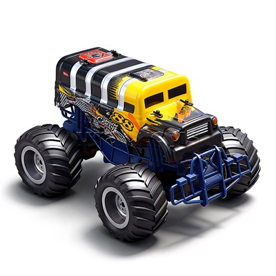 Машина "Монстр автобус" р/у, 27 MHz, в коробке